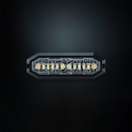 LED Warning Light, Strands Duo, White/Amber - EDK.ro