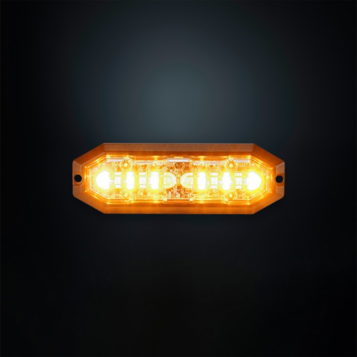 Lumină LED de Avertizare, Strands Duo, Alb/Chihlimbar - EDK.ro