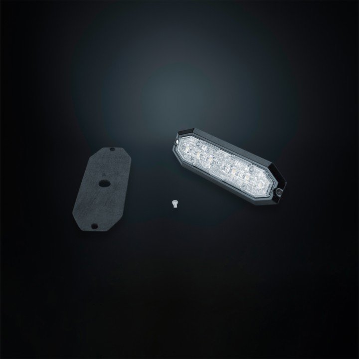 Lumină LED de Avertizare, Strands Duo, Albastru & Chihlimbar - EDK.ro
