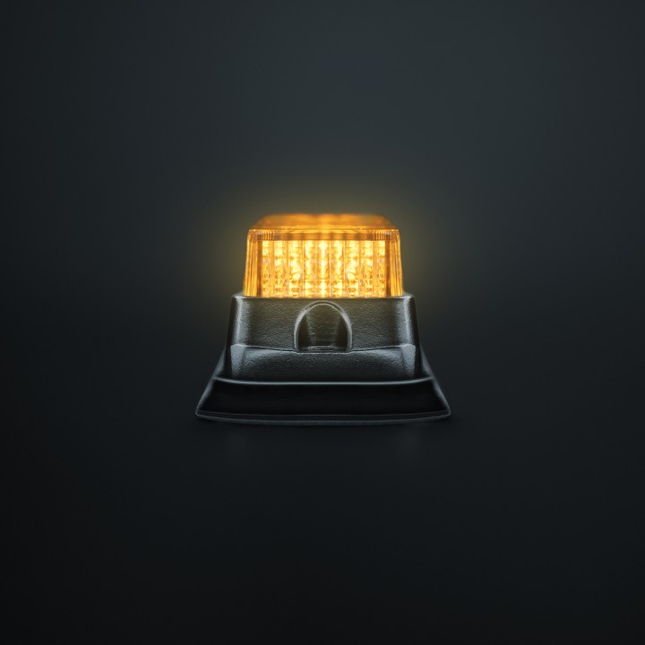 LED Warning Light, Strands, Amber - EDK.ro