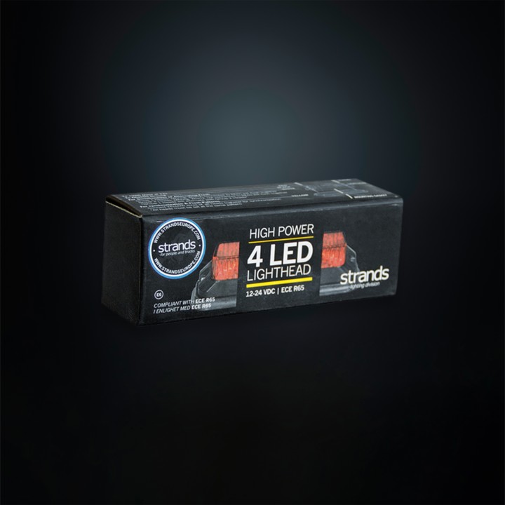 Lumină LED de Avertizare, Strands, Roșu - EDK.ro