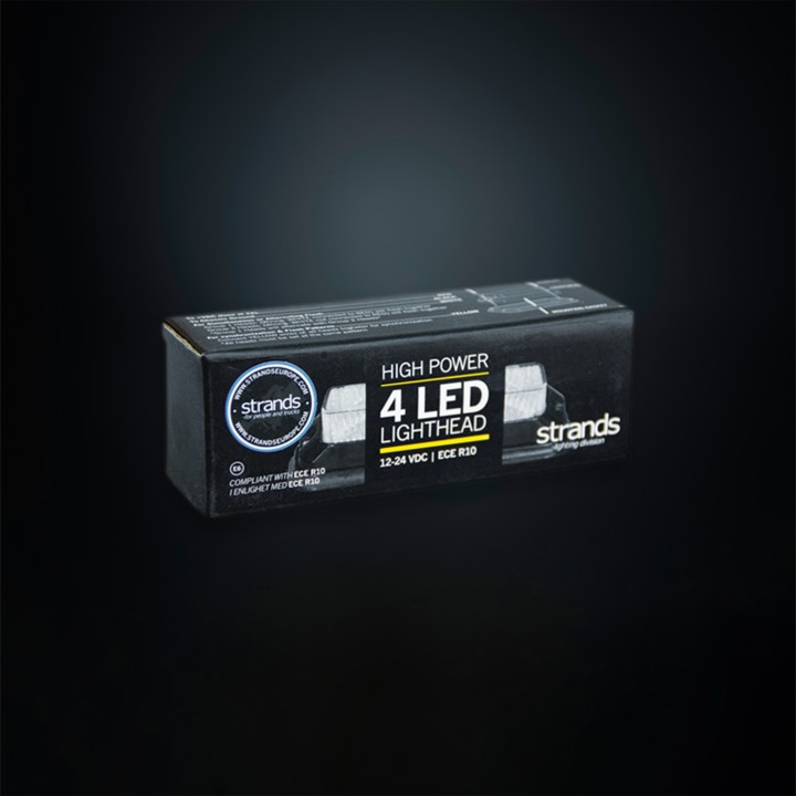 Lumină LED de Avertizare, Strands, Alb - EDK.ro