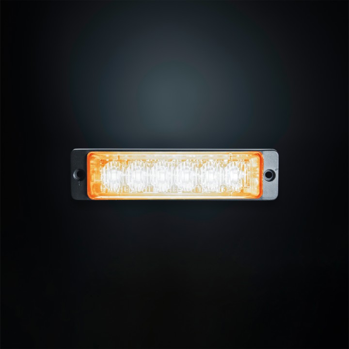 Lumină LED de Avertizare, Strands Slim, Chihlimbar - EDK.ro