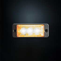 Lumină LED de Avertizare, Strands Slim, Chihlimbar - EDK.ro