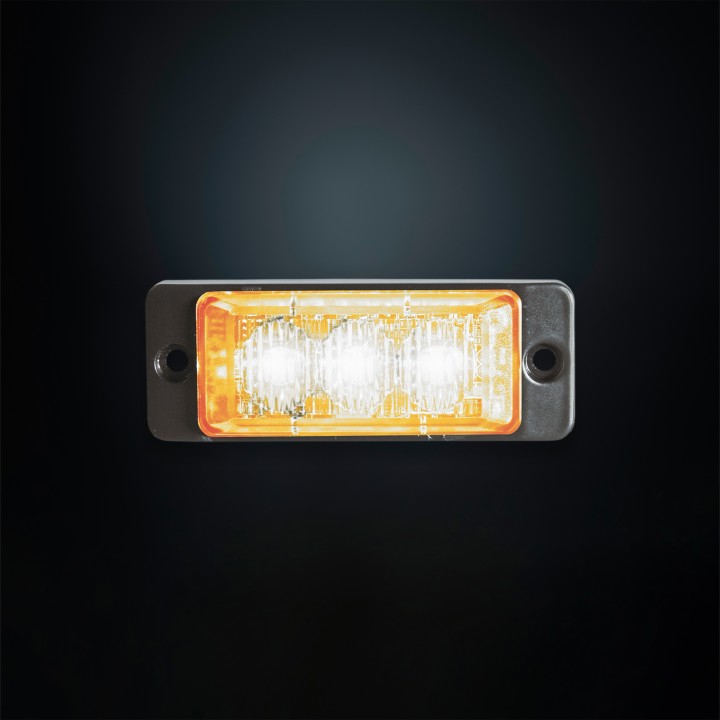 Lumină LED de Avertizare, Strands Slim, Chihlimbar - EDK.ro