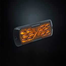 Lumină LED de Avertizare, Strands Slim, Fisheye - EDK.ro