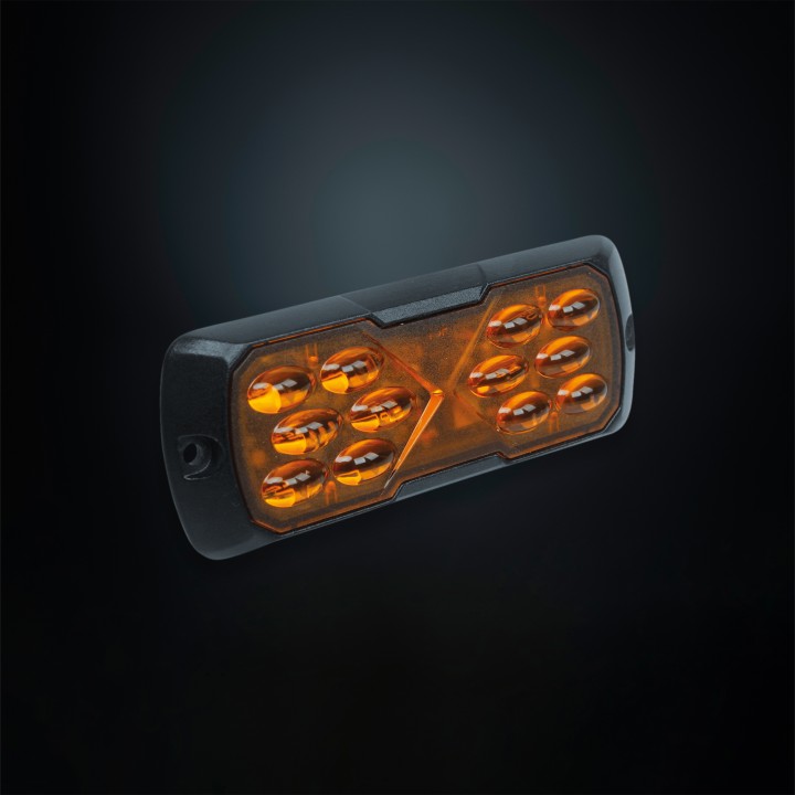 Lumină LED de Avertizare, Strands Slim, Fisheye - EDK.ro