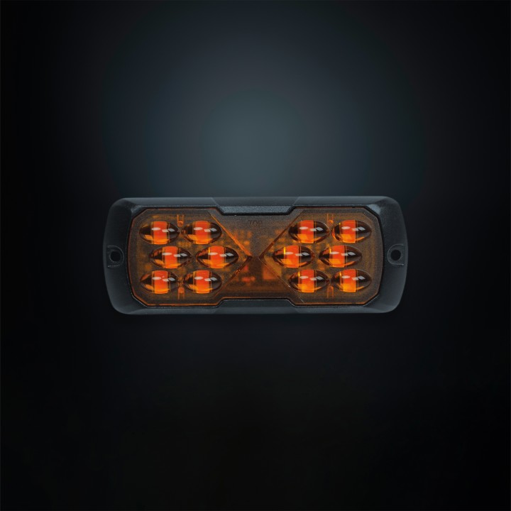 Lumină LED de Avertizare, Strands Slim, Fisheye - EDK.ro