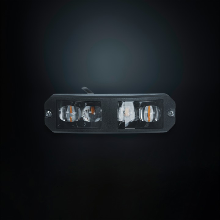 EC Approved LED Projector, Strands Curved, Amber - EDK.ro