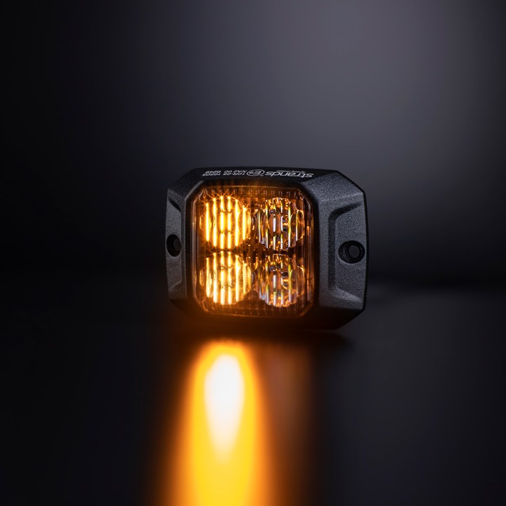 Lumină LED de Avertizare, Strands Duo, Alb/Chihlimbar - EDK.ro
