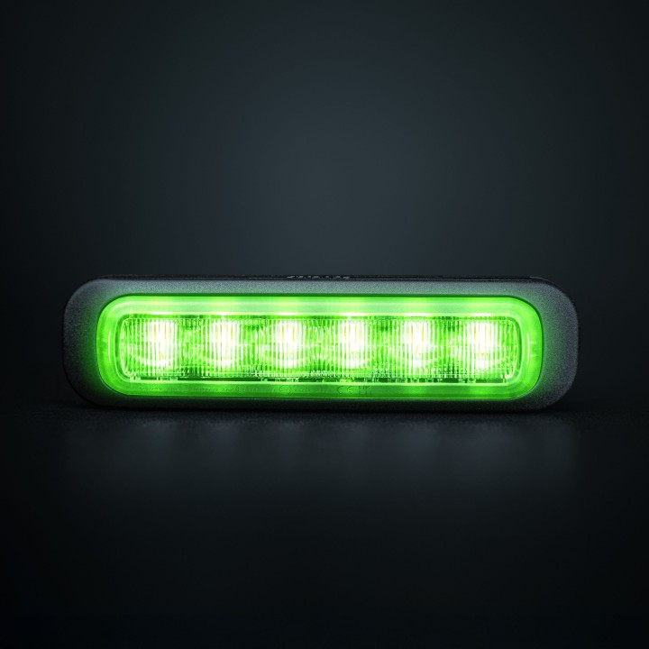 Proiector LED Omologat, Strands Dark Knight, Verde - EDK.ro