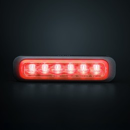 Proiector LED Omologat, Strands Dark Knight, Roșu - EDK.ro