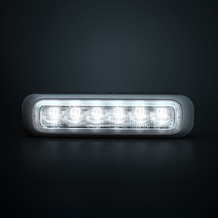 Proiector LED Omologat, Strands Dark Knight, Alb - EDK.ro
