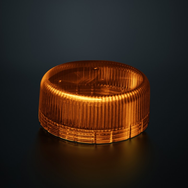 Girofar LED Omologat de Avertizare, Strands Freedom Black Raven Pharos, Culoare Amber - EDK.ro
