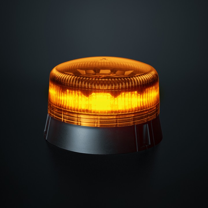 Girofar LED Omologat de Avertizare, Strands Freedom Black Raven Pharos, Culoare Amber - EDK.ro