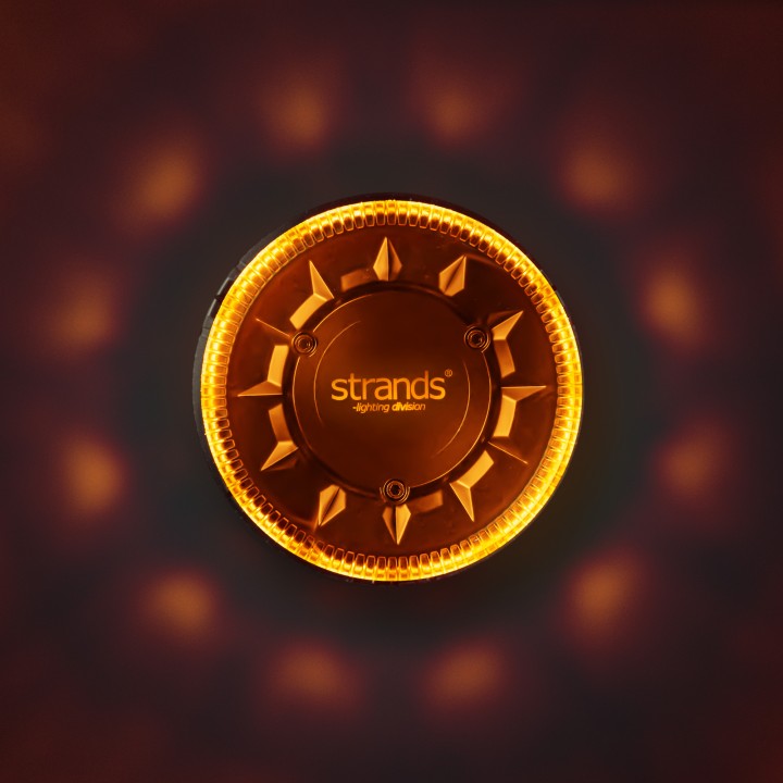 Girofar LED Omologat de Avertizare, Strands Freedom Black Raven Pharos, Culoare Amber - EDK.ro