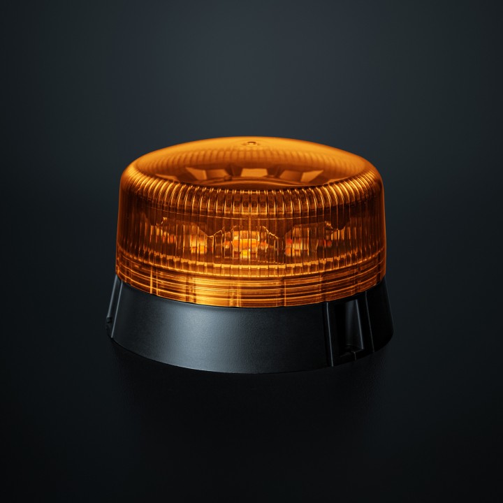 Girofar LED Omologat de Avertizare, Strands Freedom Black Raven Pharos, Culoare Amber - EDK.ro