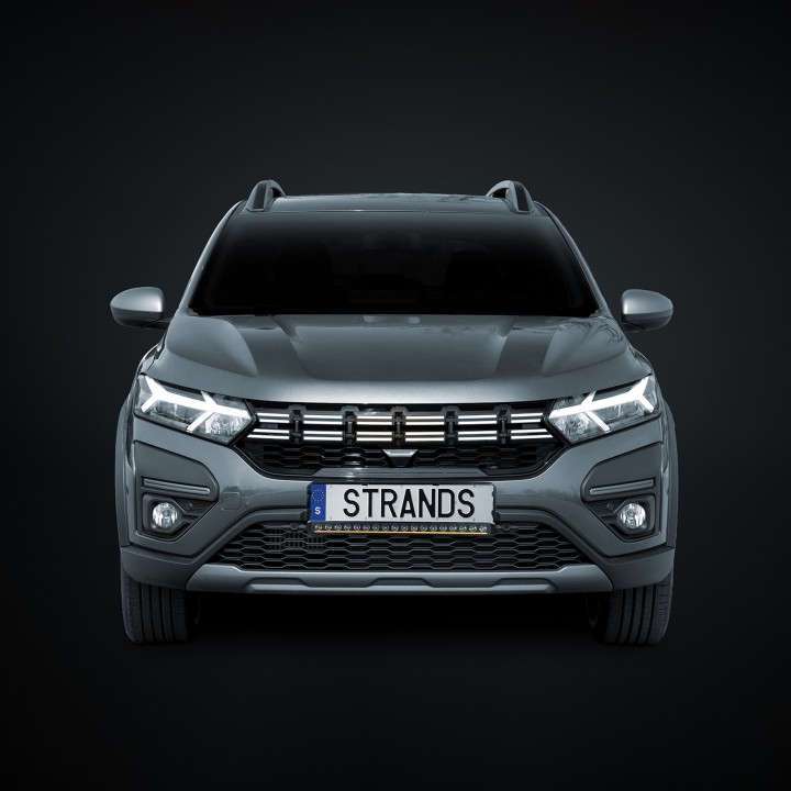 Kit de Integrare Proiectoare LED Omologate Pentru Numărul de Înmatriculare, Strands Nuuk D-Line 20", Dacia Sandero 2026 - Prezen