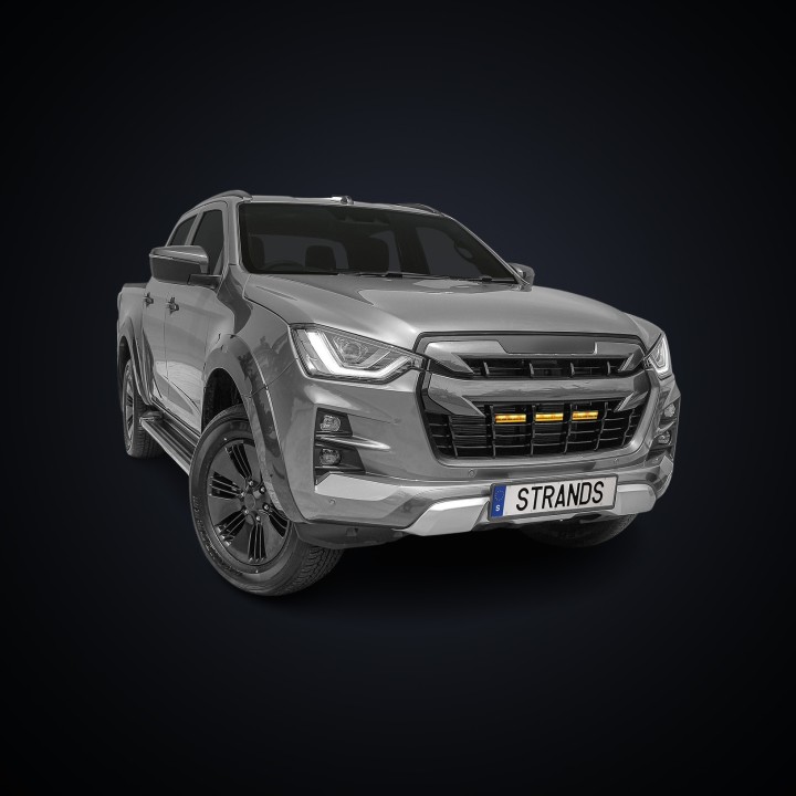 Kit de Integrare Proiectoare LED Omologate Pentru Grilă, Strands 20", Isuzu D-Max 2020 - Prezent - EDK.ro