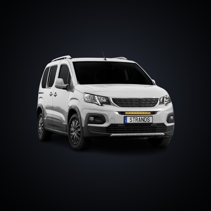Kit de Integrare Proiectoare LED Omologate Pentru Grilă, Strands 20", Peugeot Partner 2020 - 2024 - EDK.ro