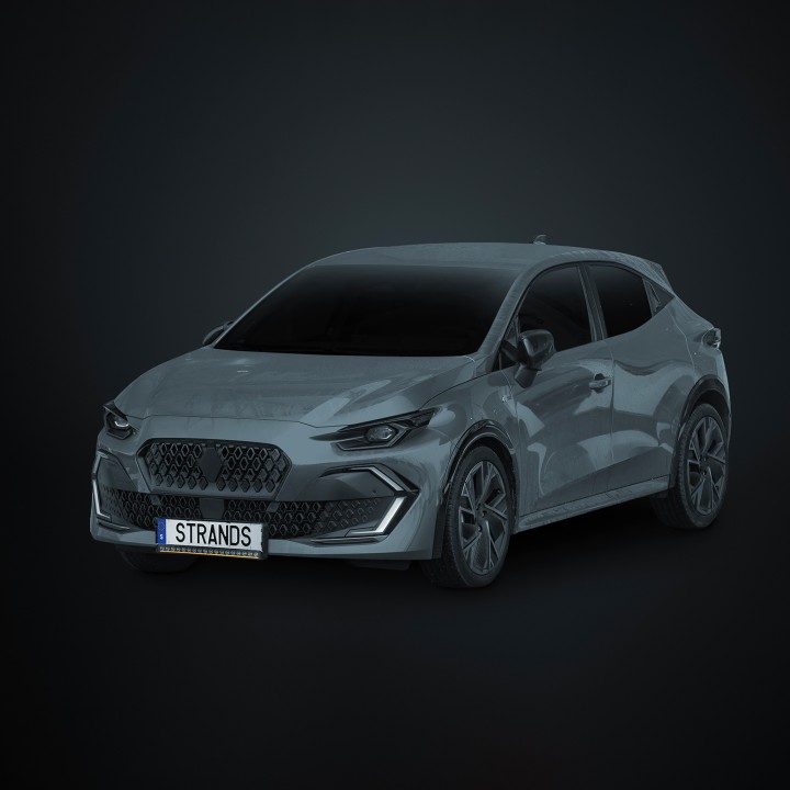 EC Approved LED Projector Integration Kit for Number Plate, Strands Nuuk D-Line 20", Renault Clio 2026 - Present - EDK.ro