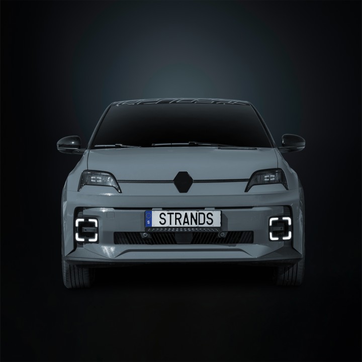 Kit de Integrare Proiectoare LED Omologate Pentru Numărul de Înmatriculare, Strands Nuuk E-Line 20", Renault 5 E-Tech 2024 - Pre