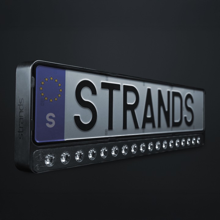 Kit de Integrare Proiectoare LED Omologate Pentru Numărul de Înmatriculare, Strands Nuuk E-Line 20", Škoda Elroq 2024 - Prezent 