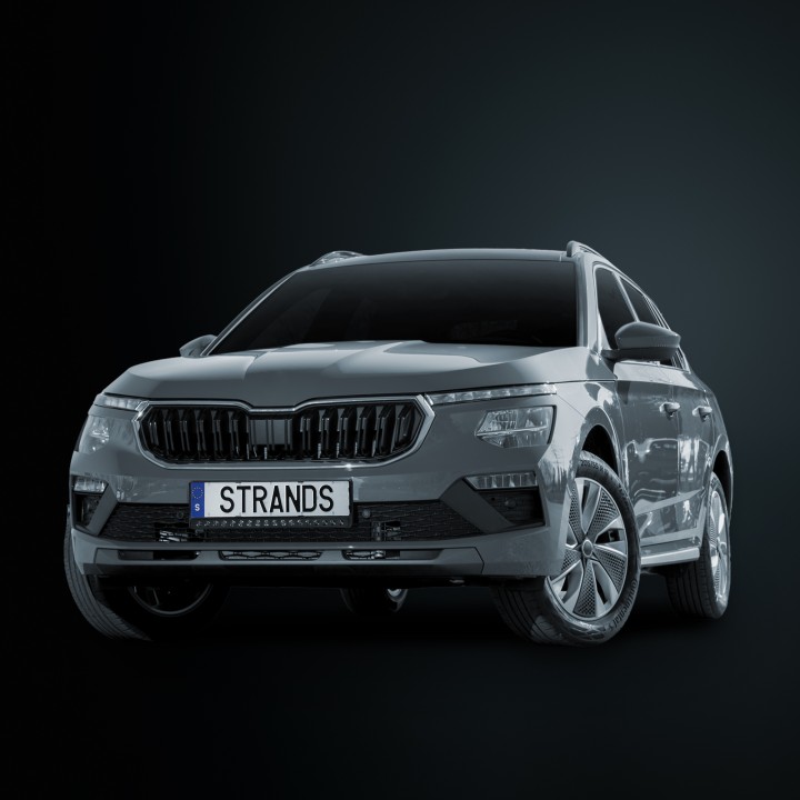 EC Approved LED Projector Integration Kit for Number Plate, Strands Nuuk E-Line 20", Škoda Kamiq 2024 - Present - EDK.ro
