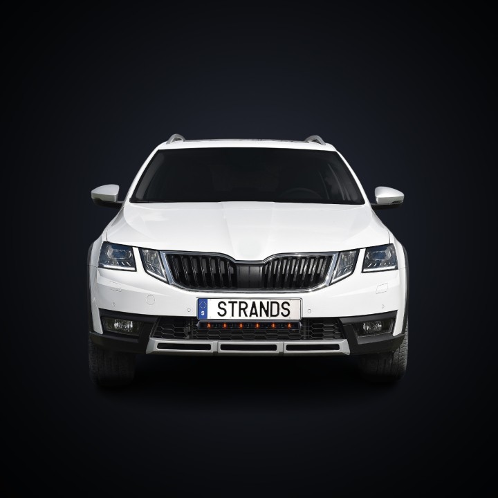 Kit de Integrare Proiectoare LED Omologate Pentru Grilă, Strands 20", Škoda Octavia 2018 - 2021 - EDK.ro