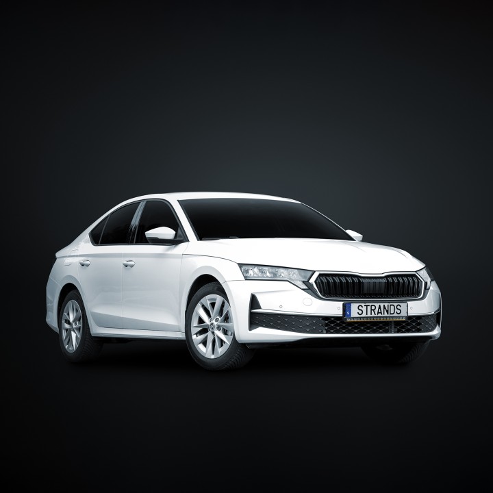 EC Approved LED Projector Integration Kit for Number Plate, Strands Nuuk D-Line 20", Škoda Octavia 2024 - Present - EDK.ro