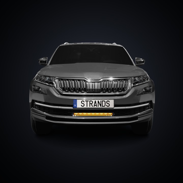 Kit de Integrare Proiectoare LED Omologate Pentru Grilă, Strands 20", Škoda Kodiaq 2016 - 2020 - EDK.ro