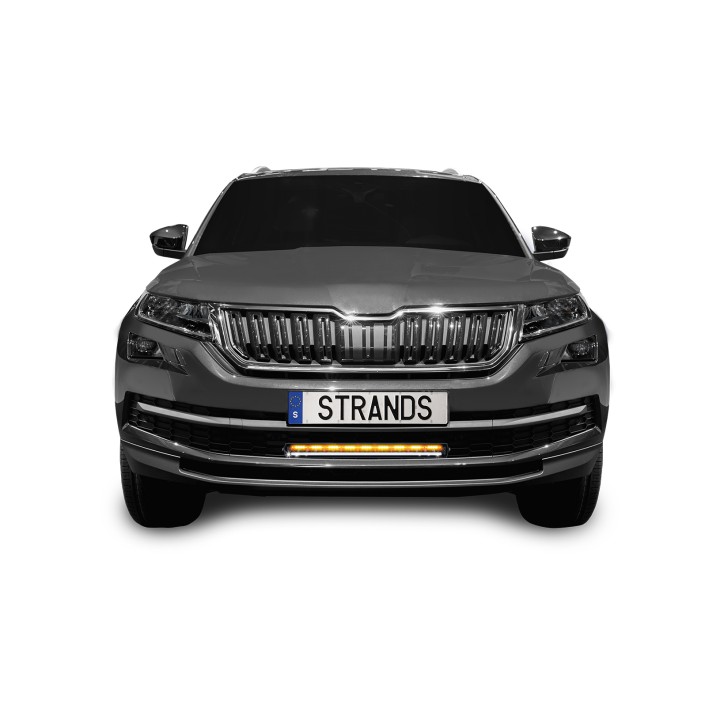 Kit de Integrare Proiectoare LED Omologate Pentru Grilă, Strands 20", Škoda Kodiaq 2016 - 2020 - EDK.ro