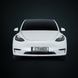 EC Approved LED Projector Integration Kit for Number Plate, Strands Nuuk D-Line 20", Tesla Model Y 2020 - 2024 - EDK.ro