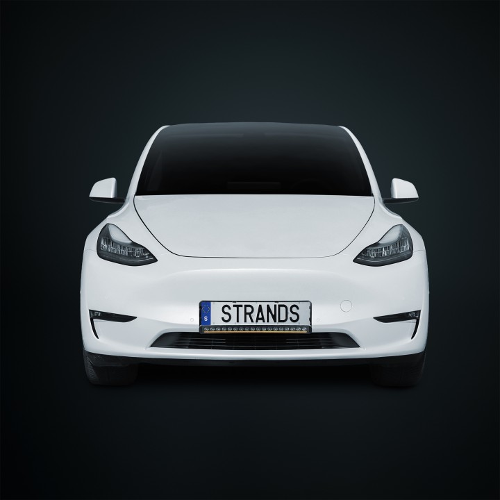 Kit de Integrare Proiectoare LED Omologate Pentru Numărul de Înmatriculare, Strands Nuuk D-Line 20", Tesla Model Y 2020 - 2024 -