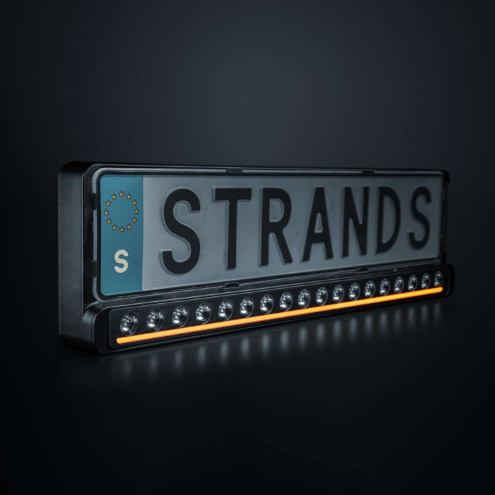 Kit de Integrare Proiectoare LED Omologate Pentru Numărul de Înmatriculare, Strands Nuuk D-Line 20", Tesla Model Y 2020 - 2024 -