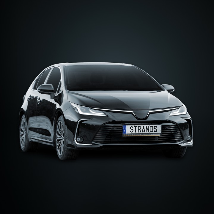 Kit de Integrare Proiectoare LED Omologate Pentru Numărul de Înmatriculare, Strands Nuuk D-Line 20", Toyota Corolla 2023 - Preze
