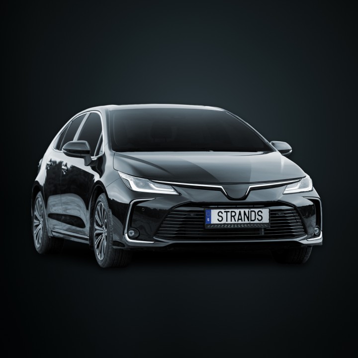 Kit de Integrare Proiectoare LED Omologate Pentru Numărul de Înmatriculare, Strands Nuuk E-Line 20", Toyota Corolla 2023 - Preze