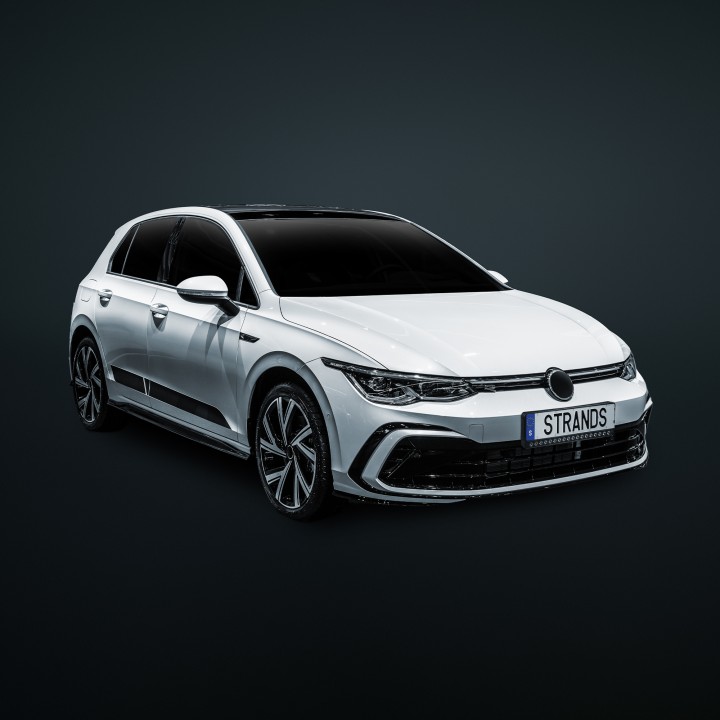 EC Approved LED Projector Integration Kit for Number Plate, Strands Nuuk E-Line 20", Volkswagen Golf 2020 - Present - EDK.ro