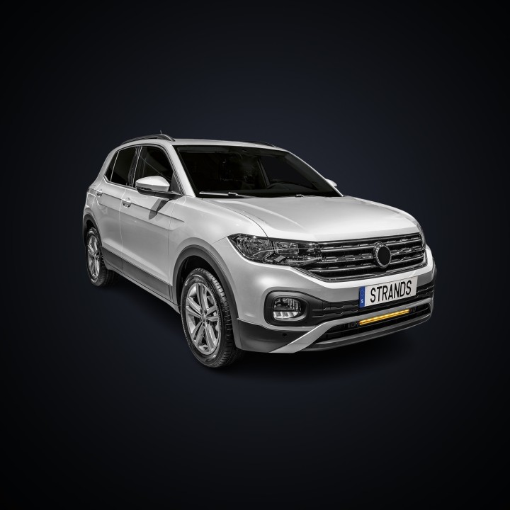 Kit de Integrare Proiectoare LED Omologate Pentru Grilă, Strands 20", Volkswagen T-Cross 2020 - Prezent - EDK.ro
