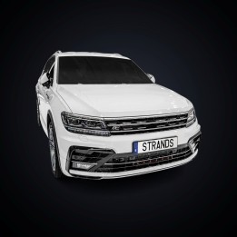 Kit de Integrare Proiectoare LED Omologate Pentru Grilă, Strands 20", Volkswagen Tiguan 2017 - 2021 - EDK.ro