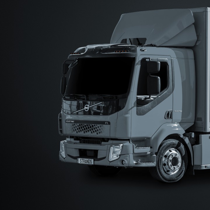 EC Approved LED Projector Integration Kit for Grille, Strands 14", Volvo FE/FL 2021 - Present - EDK.ro