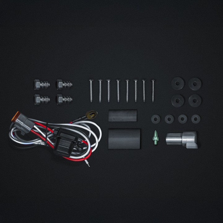 Kit de Integrare Proiectoare LED Omologate Pentru Numărul de Înmatriculare, Strands Nuuk E-Line 20", Kia EV6 2021 - Prezent - ED