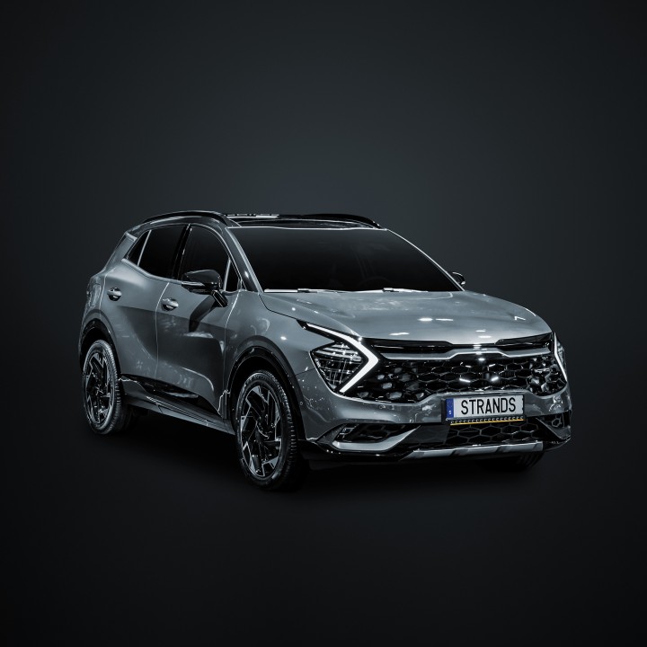 EC Approved LED Projector Integration Kit for Number Plate, Strands Nuuk D-Line 20", Kia Sportage 2021 - Present - EDK.ro