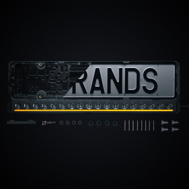 EC Approved LED Projector Integration Kit for Number Plate, Strands Nuuk D-Line 20", Kia Sportage 2021 - Present - EDK.ro