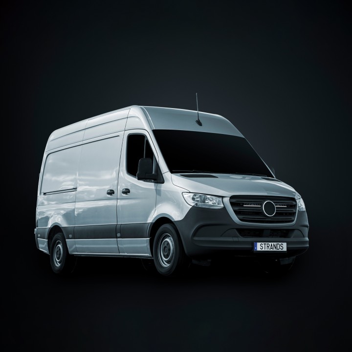 EC Approved LED Projector Integration Kit for Grille, Strands Firefly 10", Mercedes-Benz Sprinter 2022 - Present - EDK.ro