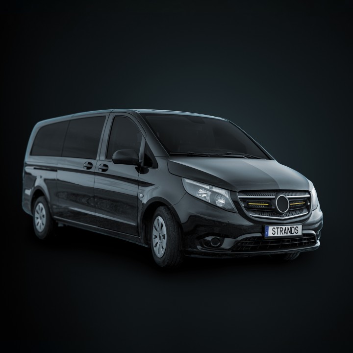 EC Approved LED Projector Integration Kit for Grille, Strands Siberia XP 12", Mercedes-Benz Vito 2024 - Present - EDK.ro