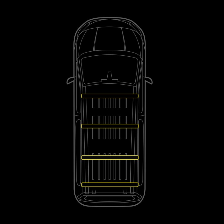 Kit de Integrare Lumini de Contur LED Pentru Plafon, Strands Cruise Light, Mercedes-Benz Vito 2014 - Prezent - EDK.ro