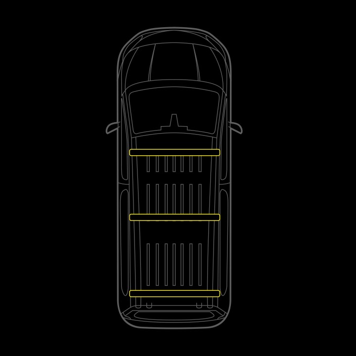 Kit de Integrare Lumini de Contur LED Pentru Plafon, Strands Cruise Light, Mercedes-Benz Citan 2022 - Prezent - EDK.ro