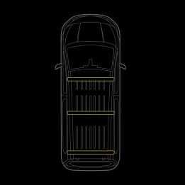 EC Approved LED Marker Lights Integration Kit for Roof, Strands Cruise Light, Opel Vivaro 2020 - Present - EDK.ro