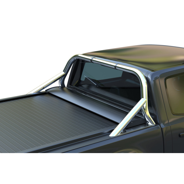 Stainless Steel Rollbar, Tessera 4x4 One and a Half Leg Sport, Silver Color - EDK.ro